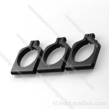 Adjustable Movable Aluminium Clamp Clip untuk Tabung Karbon